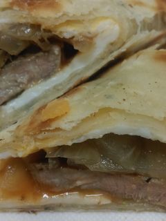 起司牛肉捲餅 的食譜成品照片