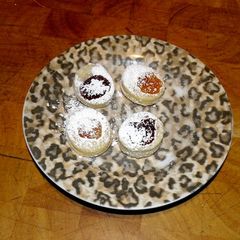 A picture of Grandma's Kolacki-Polish Cookies.