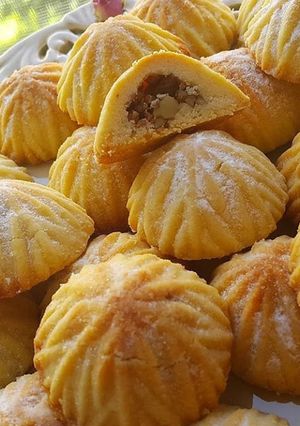 صورة لوصفة معمول بحليب نستلة المكثف