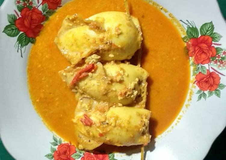 Gulai Cumi Isi Tahu