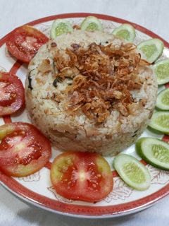 Foto resep Nasi tuna kemangi rice cooker