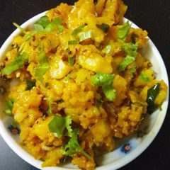 A picture of Potato bhaji.