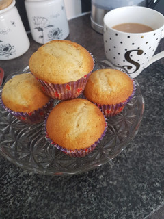 A picture of Beautifull banana muffins.