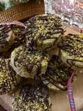 Biscotti matcha pistacchio e cocco no bake