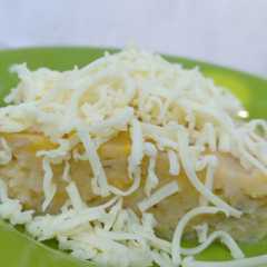 A picture of Kue pisang keju simpel cuma 5 bahan MPASI 8-12 bulan.