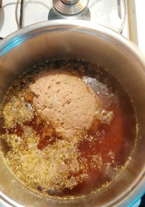 Szejtán, glutén, búzahús főzése recept fotója
