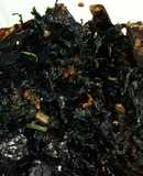 Rong biển lá lốt cháy tỏi