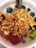 Desayuno: Avena con frutas 🍓🫐