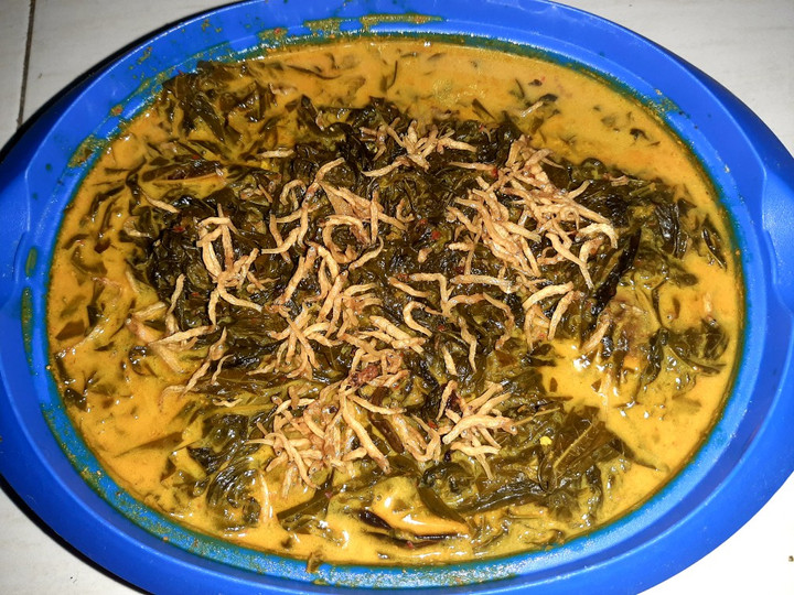 Resep Gulai Daun Singkong Teri Endesss, Lezat