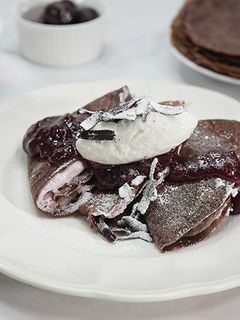 Foto resep Black Forest Crepe