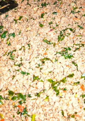 A picture of Samosa fillings.