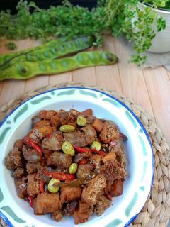 Foto resep Sambal goreng kentang hati tahu pong