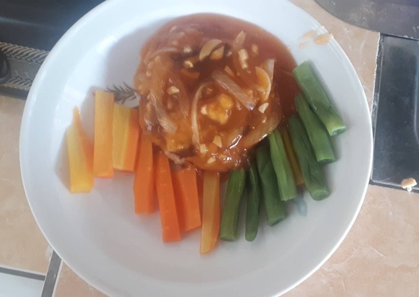 Steak tempe panggang