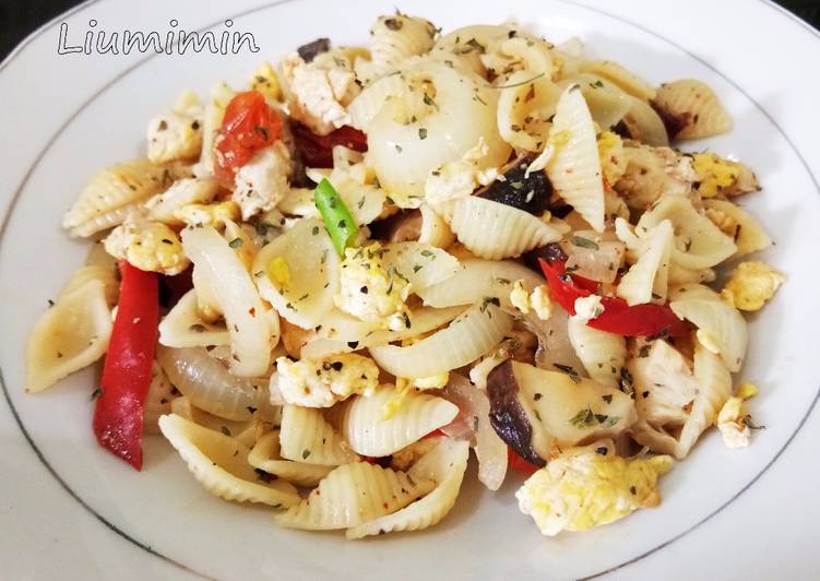 Makaroni tumis / menu sehat