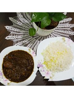 عکسی از دستور خورشت ترش واش یا سبزی گیلان ☘️🍛