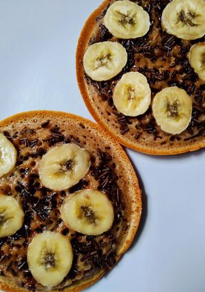 Foto resep Martabak Manis Teflon Pisang Cokelat