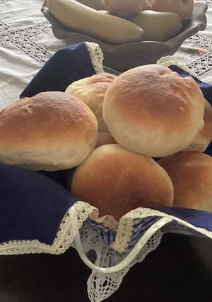 Una foto de Broetchen (Panecillos alemanes)
