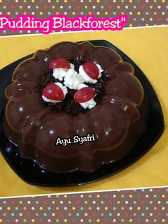Foto resep Pudding Blackforest