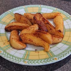 A picture of Sautéed Apple and Cinnamon Wedges.