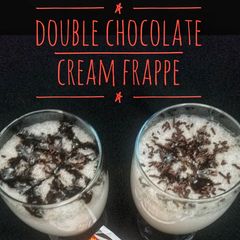 A picture of Double chocolate cream frappe.