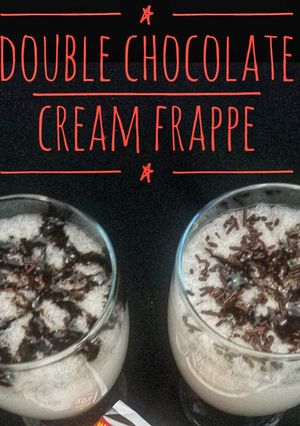 A picture of Double chocolate cream frappe.