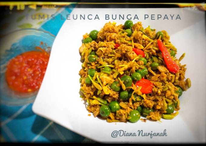 Cara bikin Tumis leunca bunga pepaya Cara bikin Tumis leunca bunga pepaya