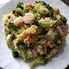 A picture of Broccoli Mix Fried Rice.