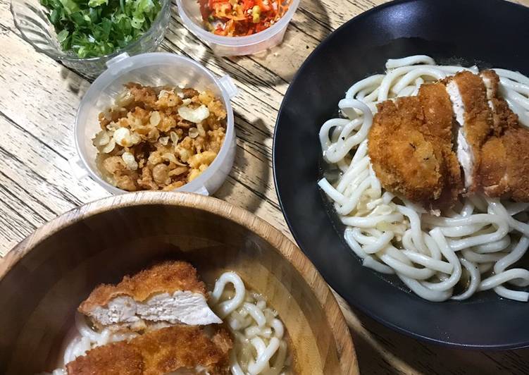 Chicken Katsu Udon ala Marugame Udon