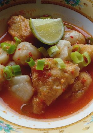 Foto resep Bakso aci kuah pedas