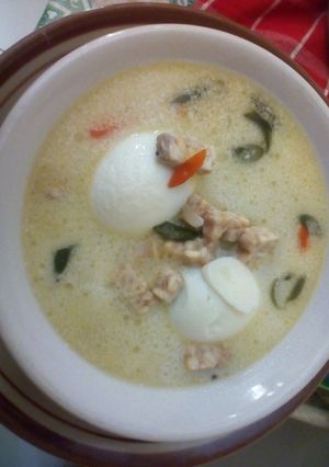 Foto resep Tempe Telor Kuah Santan