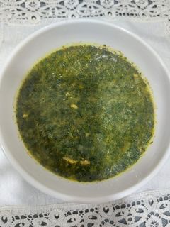 صورة لوصفة ملوخيه سريعه بالدجاج
