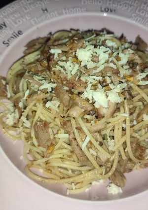 Foto resep Garlic Spaghetti