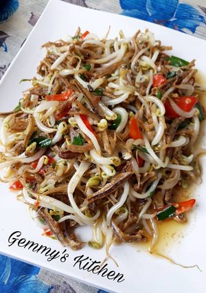 Foto resep Tumis Toge ikan Teri