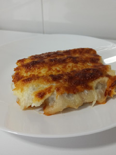 Una foto de Canelones de carne picada