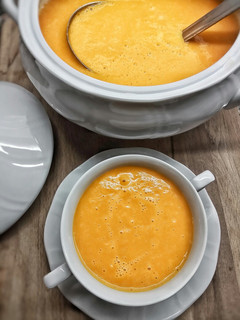 Una foto de Crema de calabaza 🎃