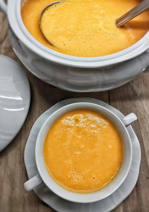 Una foto de Crema de calabaza 🎃