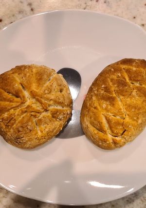 Una foto de Panecillos con levadura química en horno