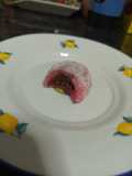 Mochi relleno de chocolate