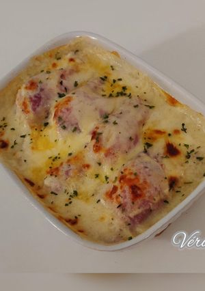 Une photo de Œuf roulé au jambon