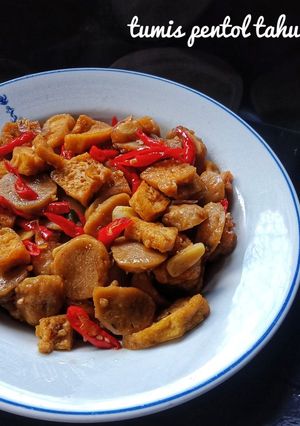 Foto resep Tumis pentol tahu pedas manis #sarapanpraktis