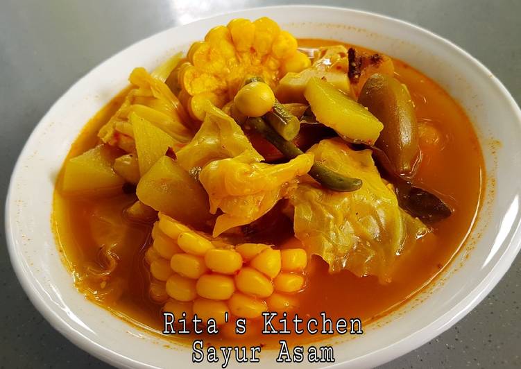 Bagaimana Menyiapkan Vegetarian Sayur Asam, Enak Banget