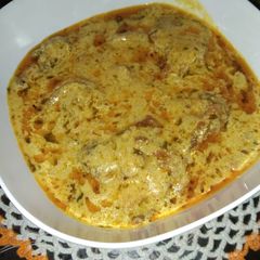 Kadhi pakora A picture of Kadhi pakora.