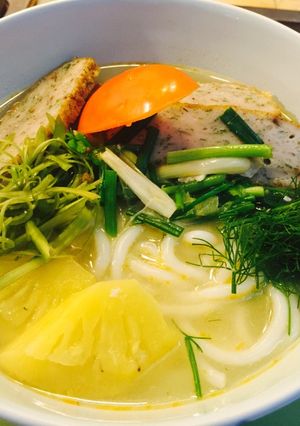 Hình của món Bánh canh chả cá ngon tuyệt.