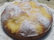 Una foto de crema pastelera chica