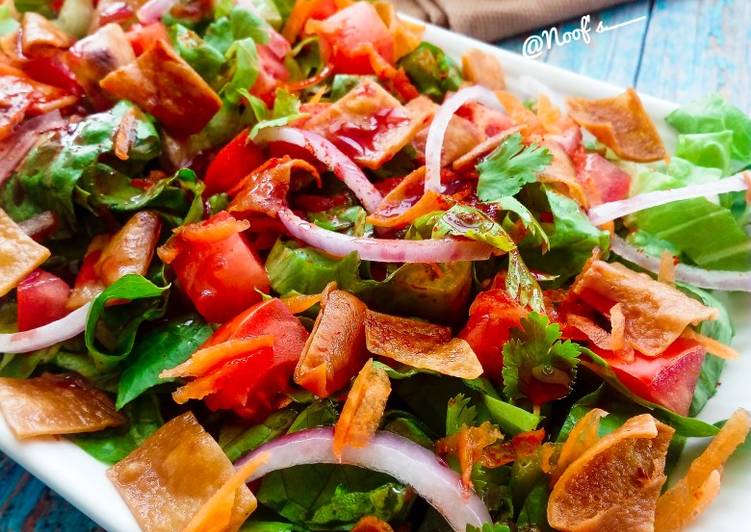 Resep Fattoush Salad Anti Gagal