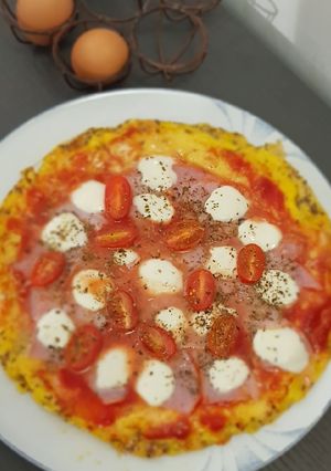 Une photo de °Omelette façon pizza 🍕