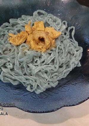 Foto resep Mie bunga telang