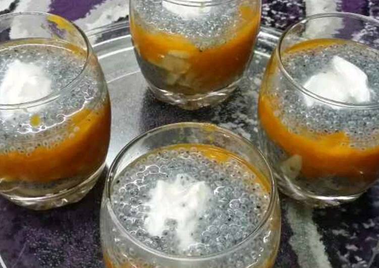 Recipe of Super Quick Homemade Mango Basil Shots