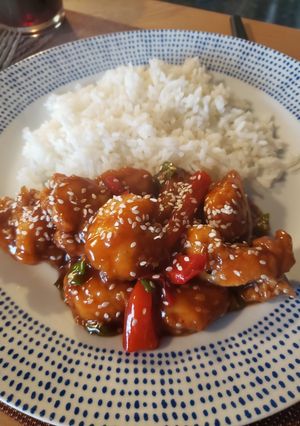 Una foto de Pollo del General Tso