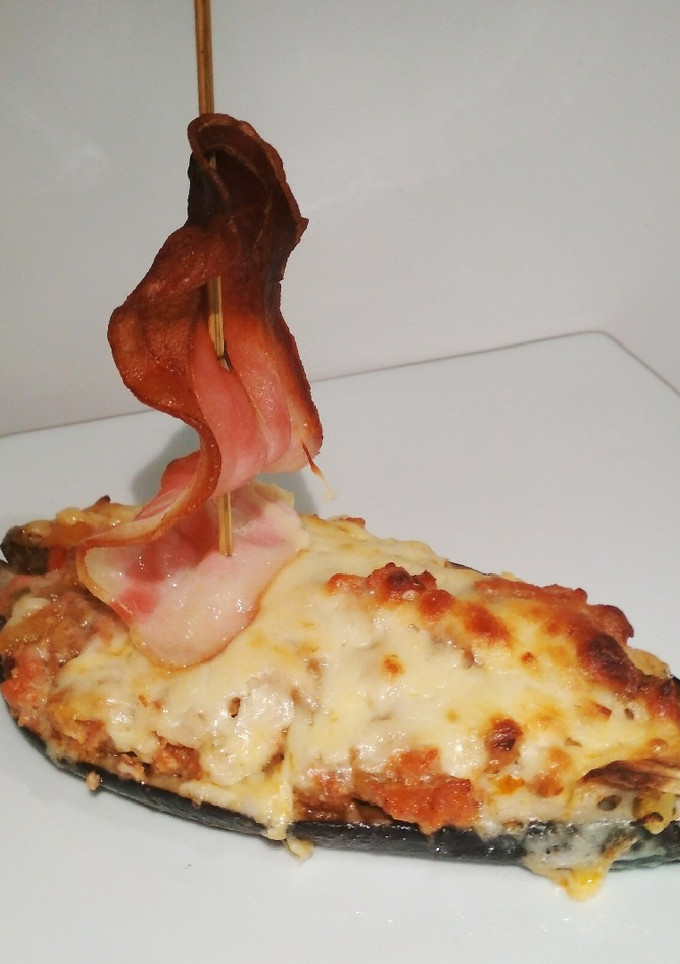 Una foto de Txalupa de berenjena sin gluten